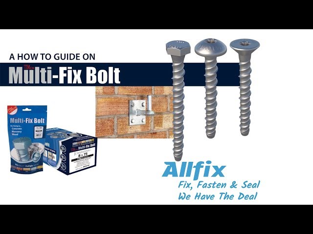 Multi-Fix Concrete Bolts & Allfix