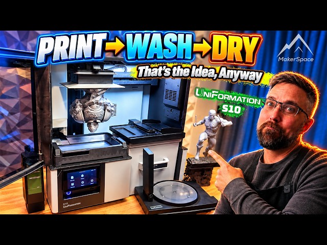 Uniformation S10: Fixing the Worst Part of Resin Printing?