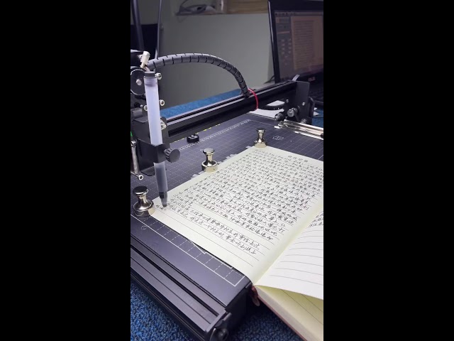 Live automatic writing pen function demonstration