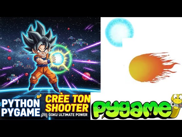 Créer un JEU de COMBAT (Dragon Ball / AOT) avec Python ! (Tuto Pygame)