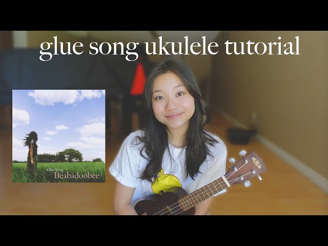 Ukulele Tutorial: Glue Song by Beabadoobee (lyrics, strum pattern, chords)