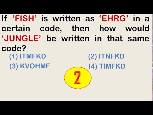 Coding Decoding Reasoning Questions | Part 1 | Interview | Entrance Test | Competitive Exams