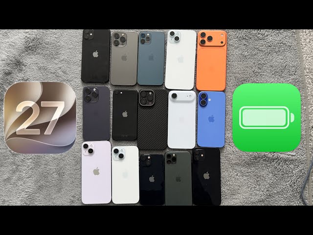 iOS 27 Battery Life Review after updating 15 iPhone’s to iOS 27