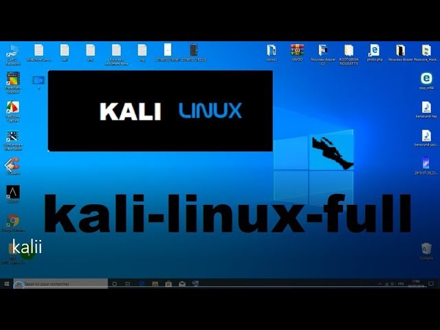 install all Tools kali linux on windows 10 from Microsoft App Store