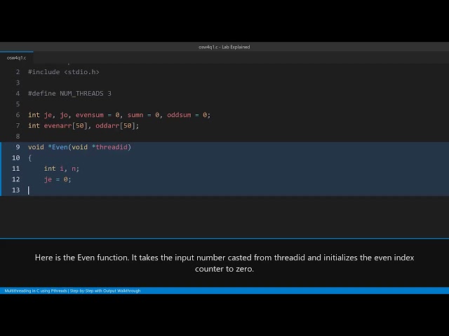 OS Lab 4   Multithreading using pthread in C   21CSC202J 1
