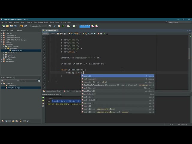 Java 162 = Set And Iterators = Part 3