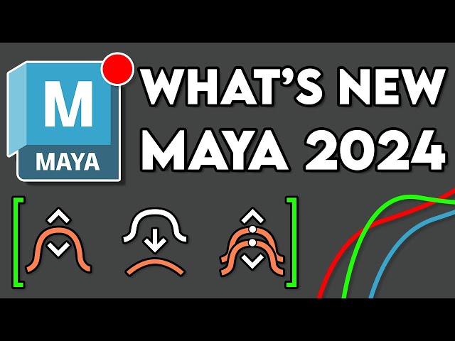 New Graph Editor Tools & More - Maya 2024