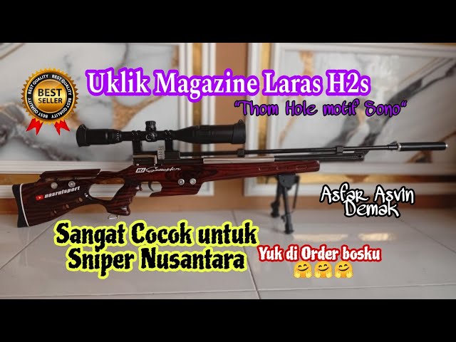 "H2S Barrel" Side-Pump Magazine Air Rifle Still the Best-Seller // Asfar Asvin in Demak