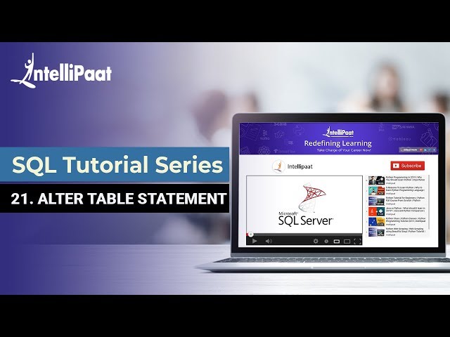 Alter Table Statement | How to Alter Table in SQL | SQL Server Alter Table | Intellipaat