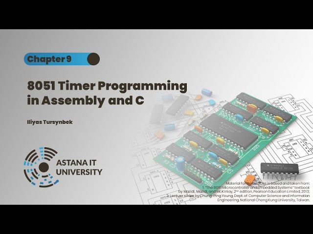 Chapter 9 - 8051 Timer Programming in Assembly and C