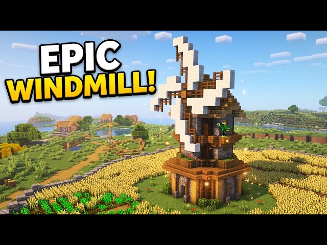 How To Build A Windmill In Minecraft (Tutorial)