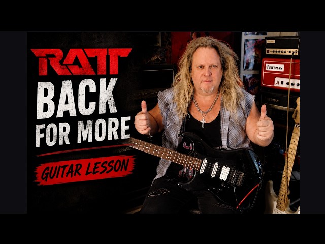 Ratt - Back For More Guitar Lesson | Every Rhythm Part Explained