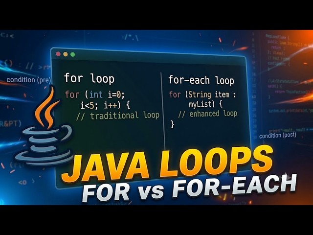 Java for vs for-each Loop — What's the Difference?