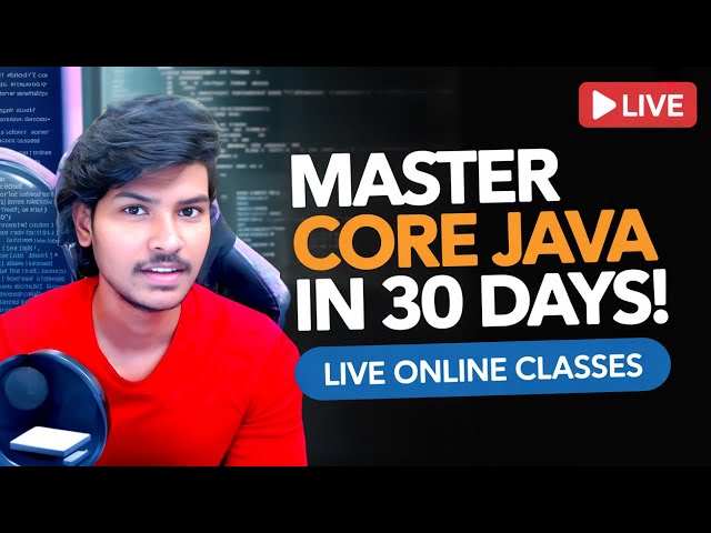 Free Demo Class! Join My Live Java Course–30 Days to Become a Pro Developer! Its Ninja Java Bootcamp