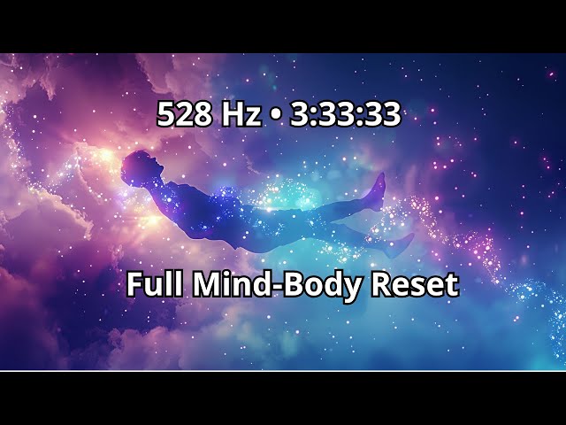 528 Hz | 3:33:33 TRIPLE 3 Ascension Portal | POWERFUL Overnight Healing & Spiritual Awakening