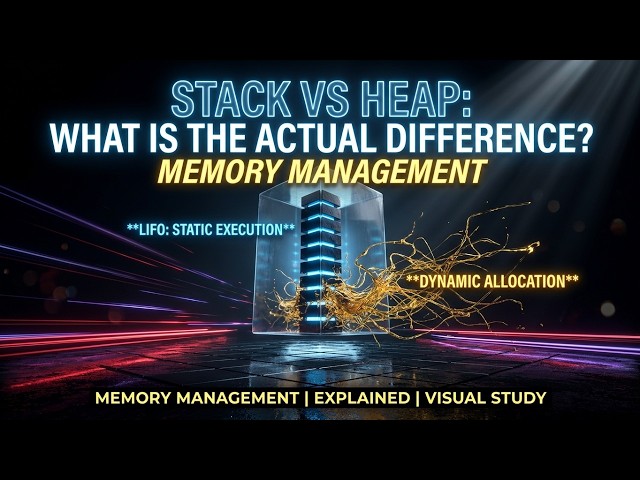 Stack vs Heap Memory Made Ridiculously Simple | Computer Science