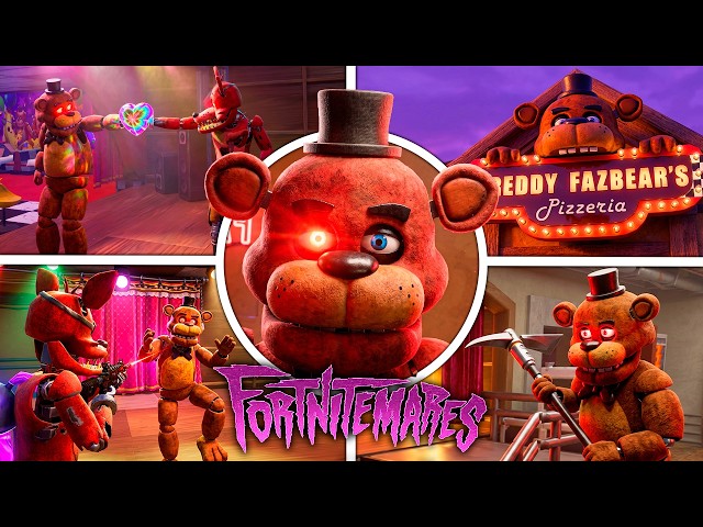 Fortnite Fortnitemares FNAF Update - Play as Foxy (4K Showcase)