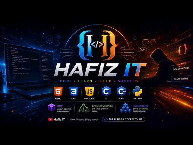 Hafiz IT | Learn HTML, CSS, JavaScript, Python & Computer Science