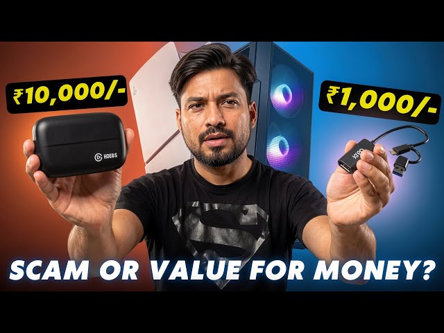 ₹1000 vs ₹10,000 Capture Card for PS5 – Big Differences
