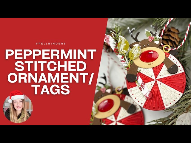 How to Make Adorable Peppermint Prancer Tag Ornaments