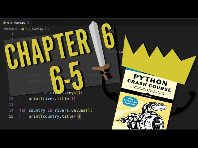 Python Crash Course: Chapter 6 | Try It Yourself 6-5 | Beginner Python Problem Walkthrough!
