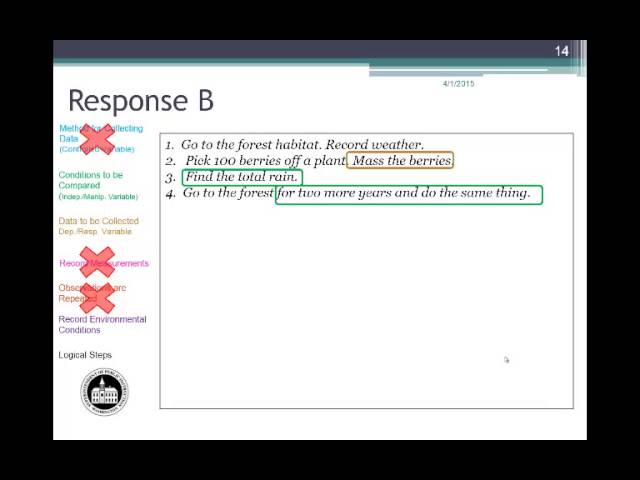 Science Short-Answer Scoring Training -  New Field Study INQB2