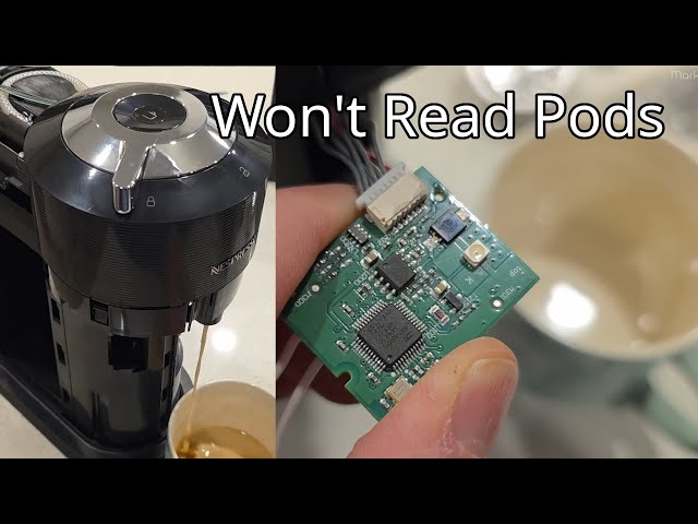 Repair and Unnecessary Reverse-Engineering of a Nespresso Vertuo Next Coffee Machine (or 2)