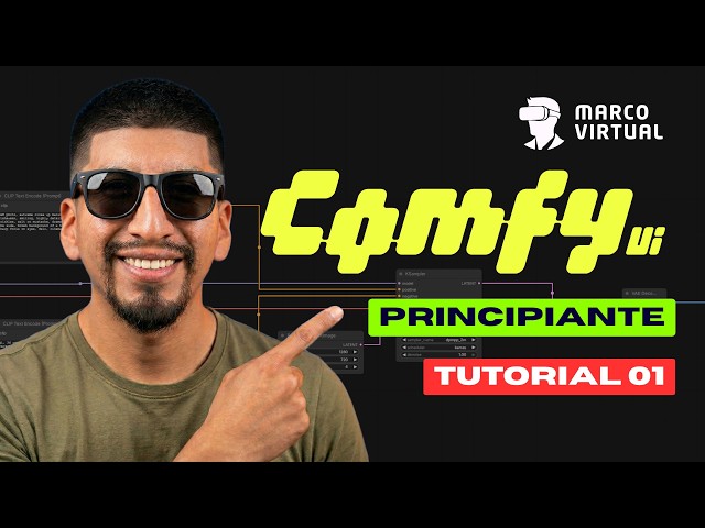 Curso ComfyUI - Nodos y Checkpoints - Guía Básica 001 #comfyui #ia  #curso