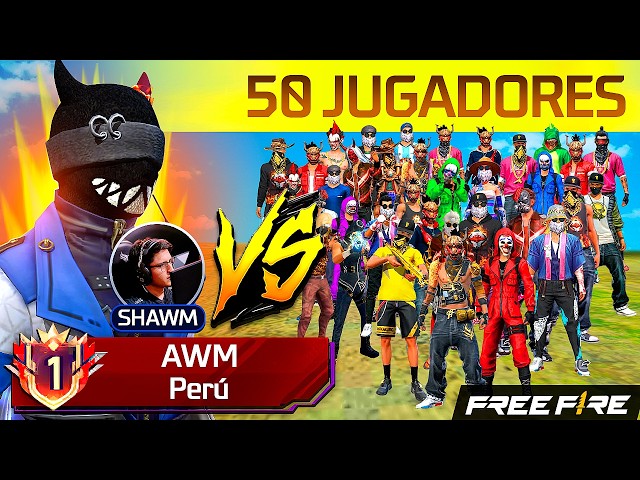 The Best “SUPPORT” in LATAM vs 50 PLAYERS ☠️🔥 Who Will Win? Free Fire