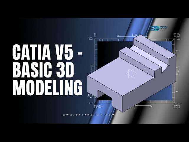 3D Practice Model CATIA | Step-by-Step Mechanical Part Design