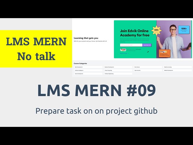 09. prepare task on project github - LMS Mern - lms hkimhab - no talk