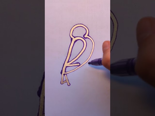 Can you Draw a bird with numbers only? 🐤