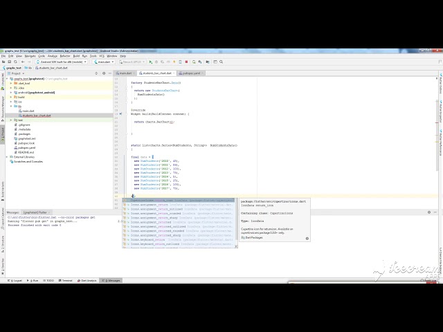 Bar and Pie Charts in Flutter