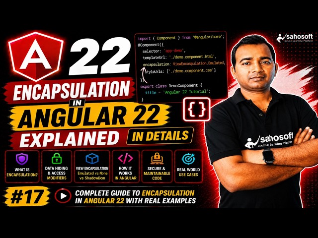 Encapsulation in Angular 22 Explained in Details (2026) | Angular 22 Complete course
