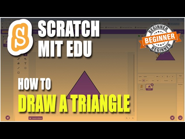 How To Draw A Triangle In Scratch