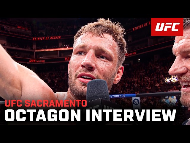 Reinier de Ridder Octagon Interview | UFC Sacramento