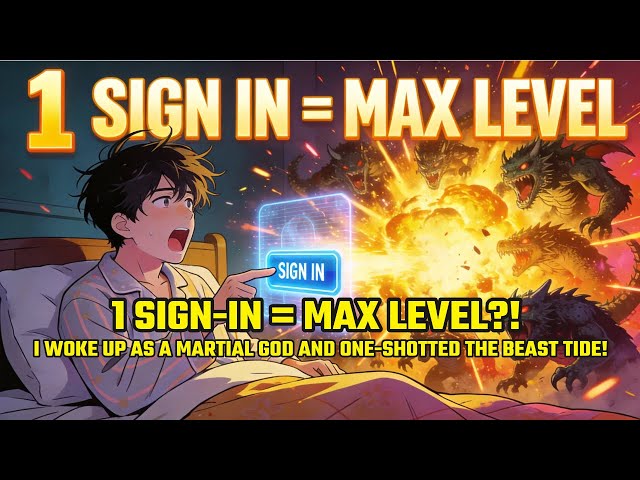 1 Sign-In = MAX LEVEL?! I Woke Up As A 'Martial God' And One-Shotted The Beast Tide!