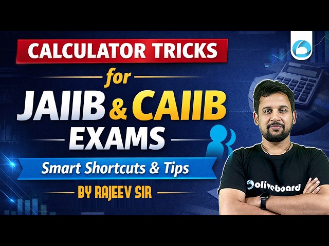 Calculator Tricks for JAIIB & CAIIB Exams 2026 | Speed Calculation Tips | Rajeev Sir
