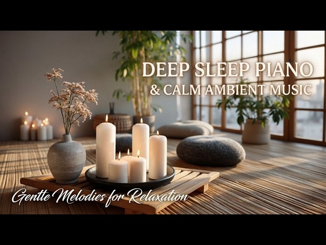 Deep Sleep Piano Music | Relaxing Piano Music for Sleep and Stress Relief Zen Ambient Piano