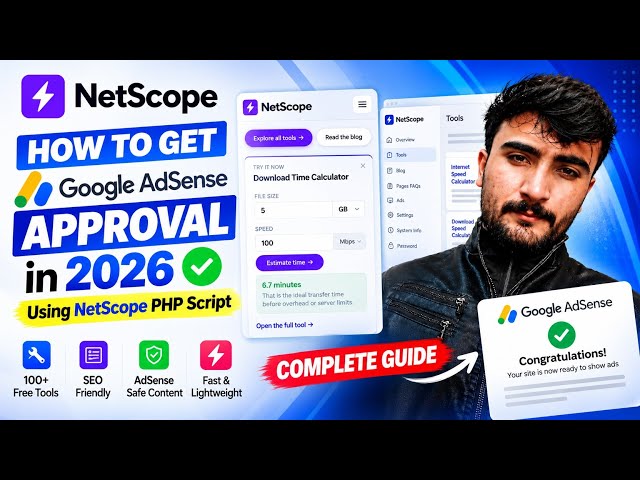How to Get Google AdSense Approval in 2026 | AdSense Approval PHP Script 2026
