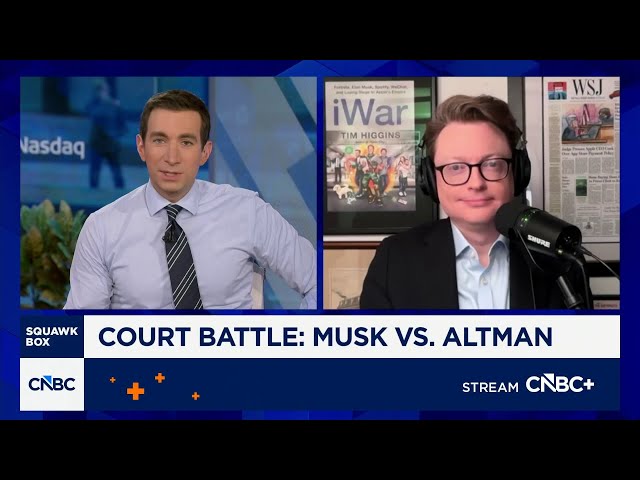 In many ways Elon Musk 'has already won' against OpenAI's Sam Altman, says WSJ's Tim Higgins
