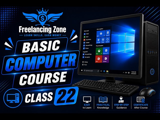 Basic Computer Course in Bangla | Class 22 | Computer Basics for Beginners