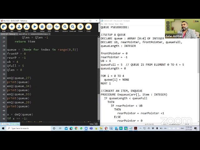 Queue ADT | Circular Queue | A Level | By Zak