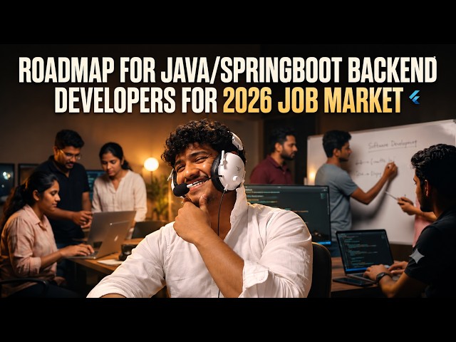 Java + Spring Boot Roadmap for 2026 🚀 | What to Learn to Get a Job