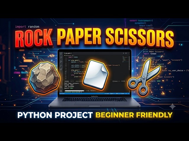Rock Paper Scissors Game in Python 🐍🎮 | Python Beginner Project