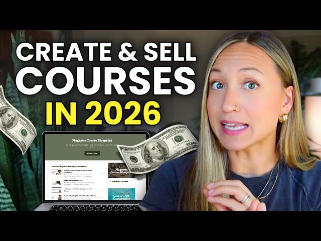 How to Create an Online Course THAT SELLS in 2026 (from a 6-figure course creator)