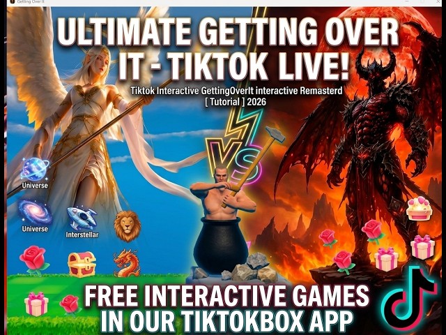Tiktok Interactive GettingOverIt interactive Remasterd [ Tutorial ] 2026 LIVE