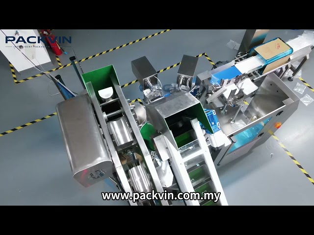 PACKVIN Automatic Hardware Counting & Rotary Pouch Packaging Line | Multi-Bowl Screw Bagging Machine