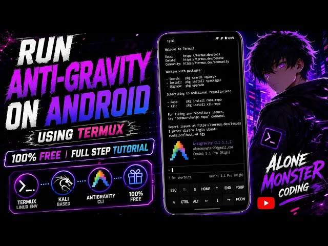How to Install Google Antigravity CLI on Android Using Termux | Full Step-by-Step Guide