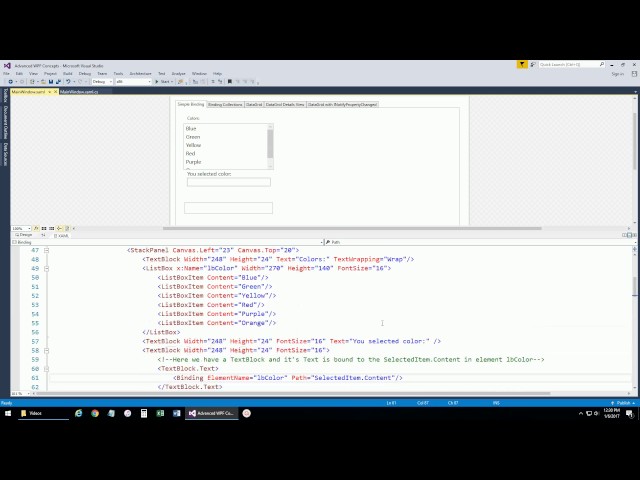 Advanced WPF